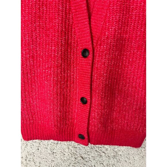 Universal Thread Cardigan Sweater Womens XL Pink Oversized Cozy Comfort - Picture 3 of 7